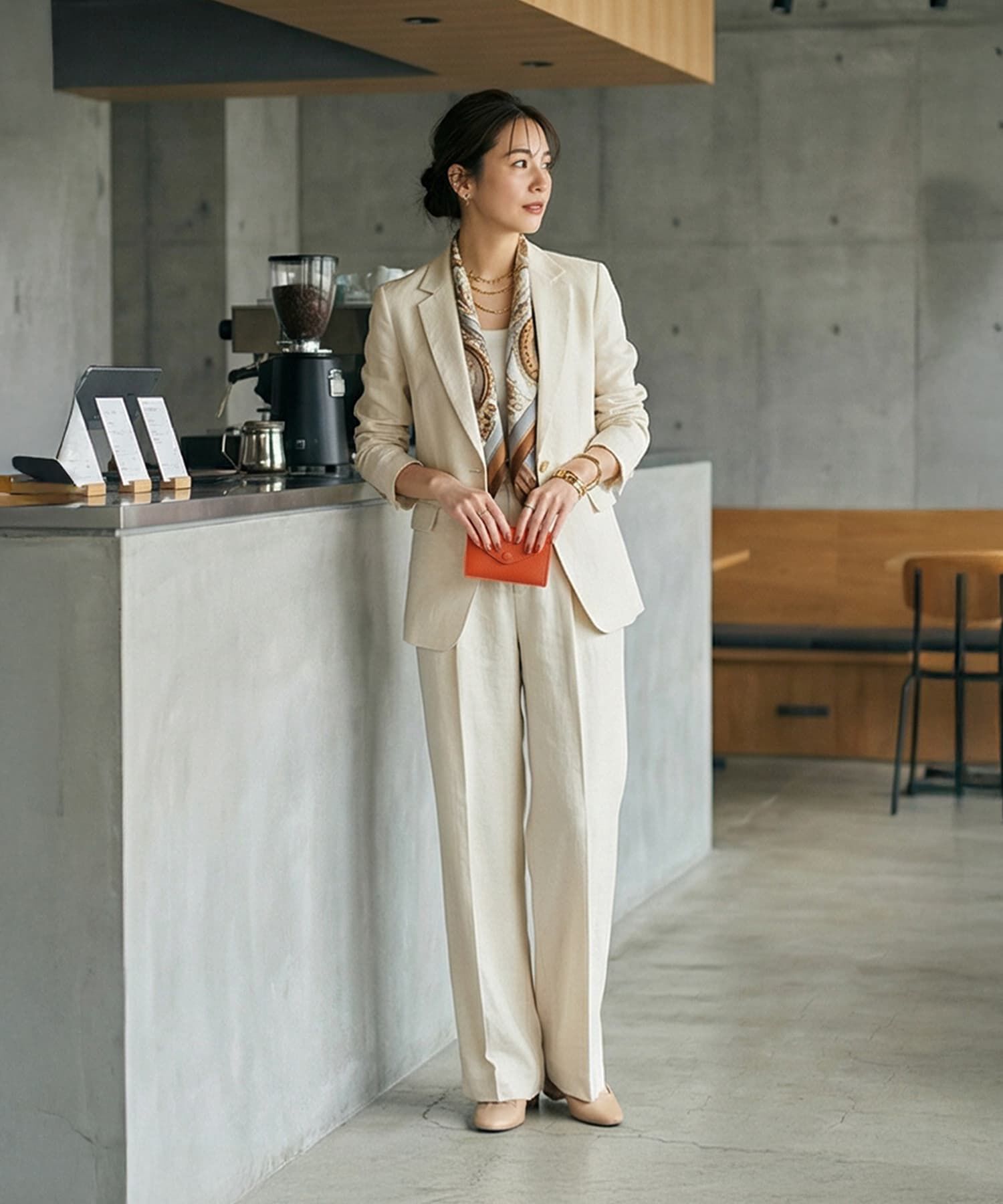 STYLE DELI「【DELI by】フラットエンベロープリアルレザーコンパクトウォレット」|財布|