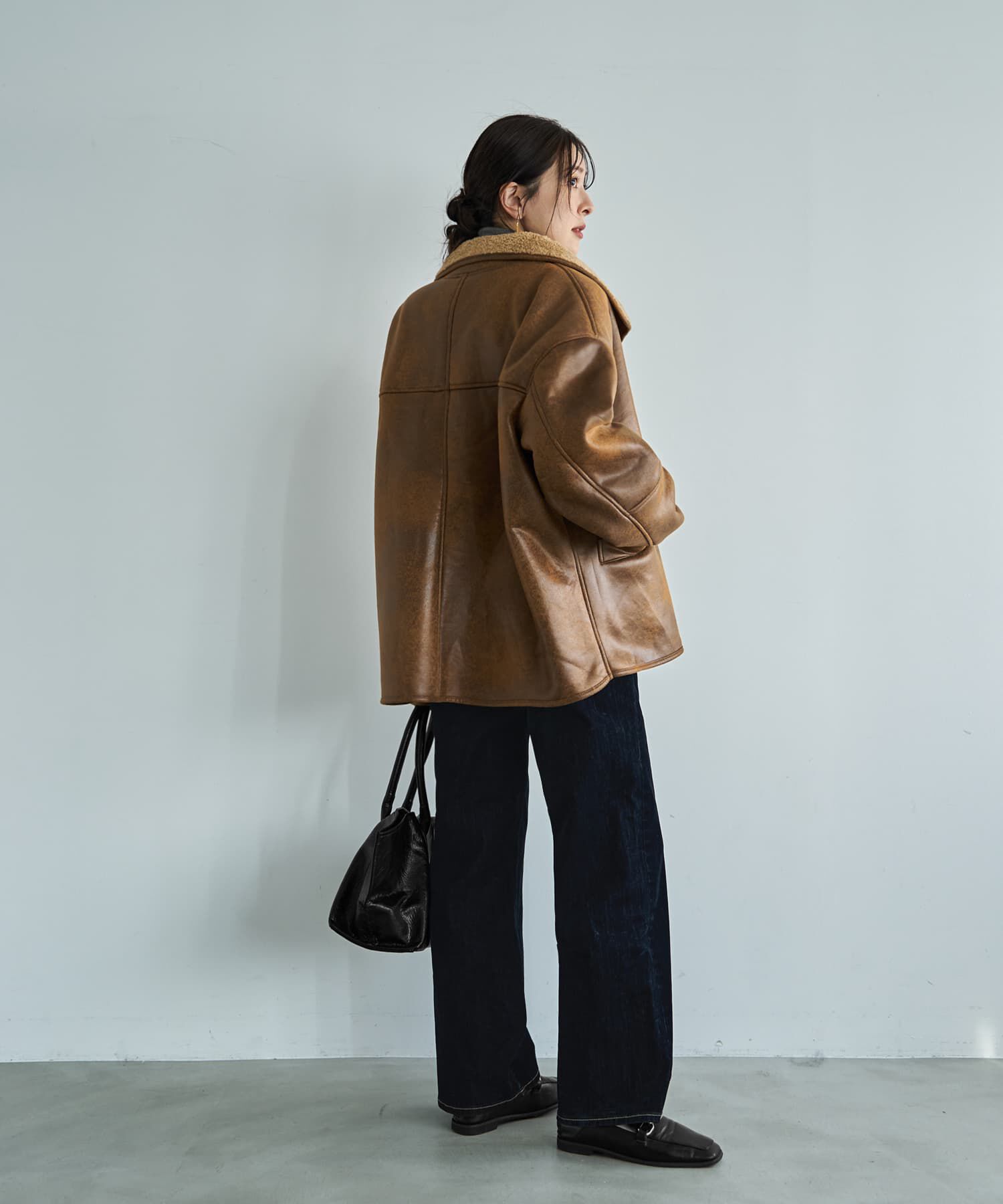 STYLE DELI「フェイクムートンオーバーコート」|その他|