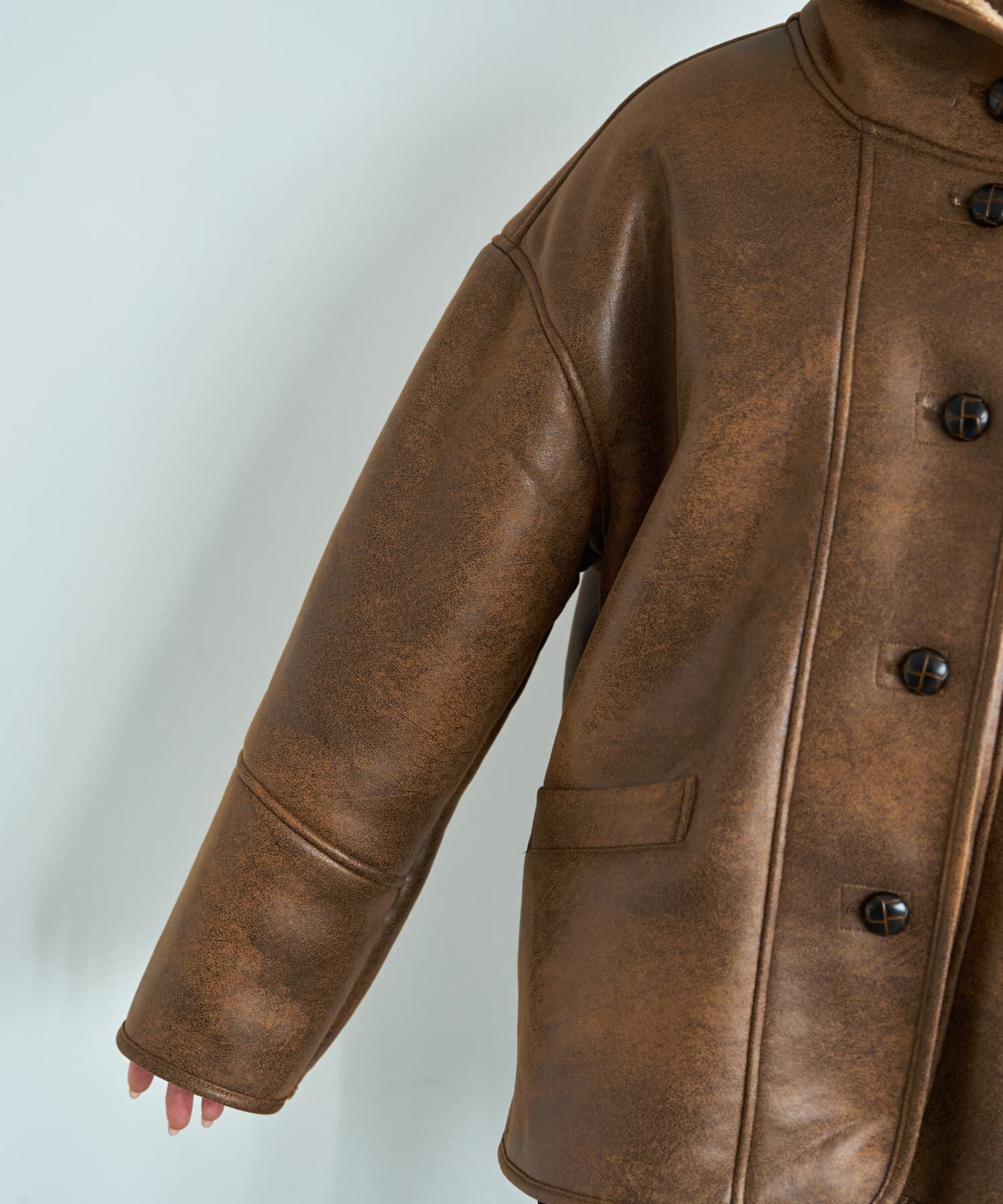 STYLE DELI「フェイクムートンオーバーコート」|その他|