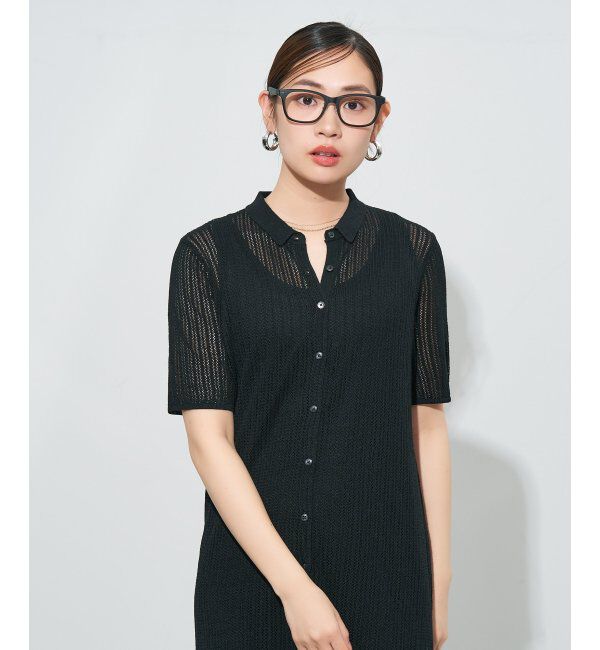  「ウェリントン型 メガネ | レザー調 ラバーテンプル 眼鏡 伊達メガネ 度付き CLASSIC レンズ交換券付」|メガネ|