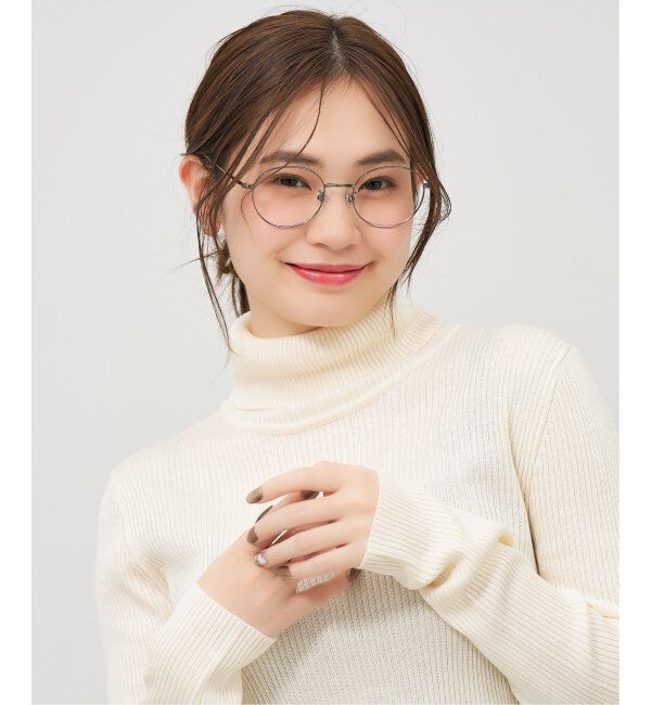  「Zoff｜FRUITS ZIPPER [真中まな(まなか まな)ﾓﾃﾞﾙ] メガネ | フルーツジッパー 眼鏡 レンズ交換券付」|メガネ|