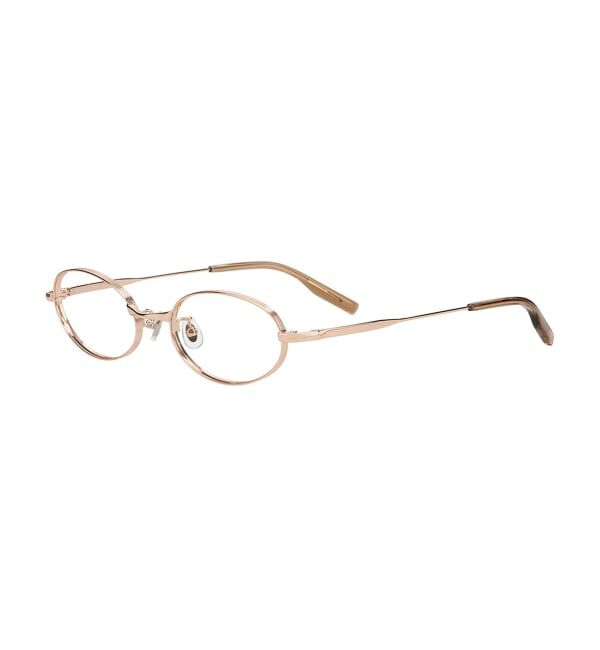  「オーバル型 メガネ | メタル 高級感  度あり 度なし メンズFASHION レンズ交換券付」|メガネ|