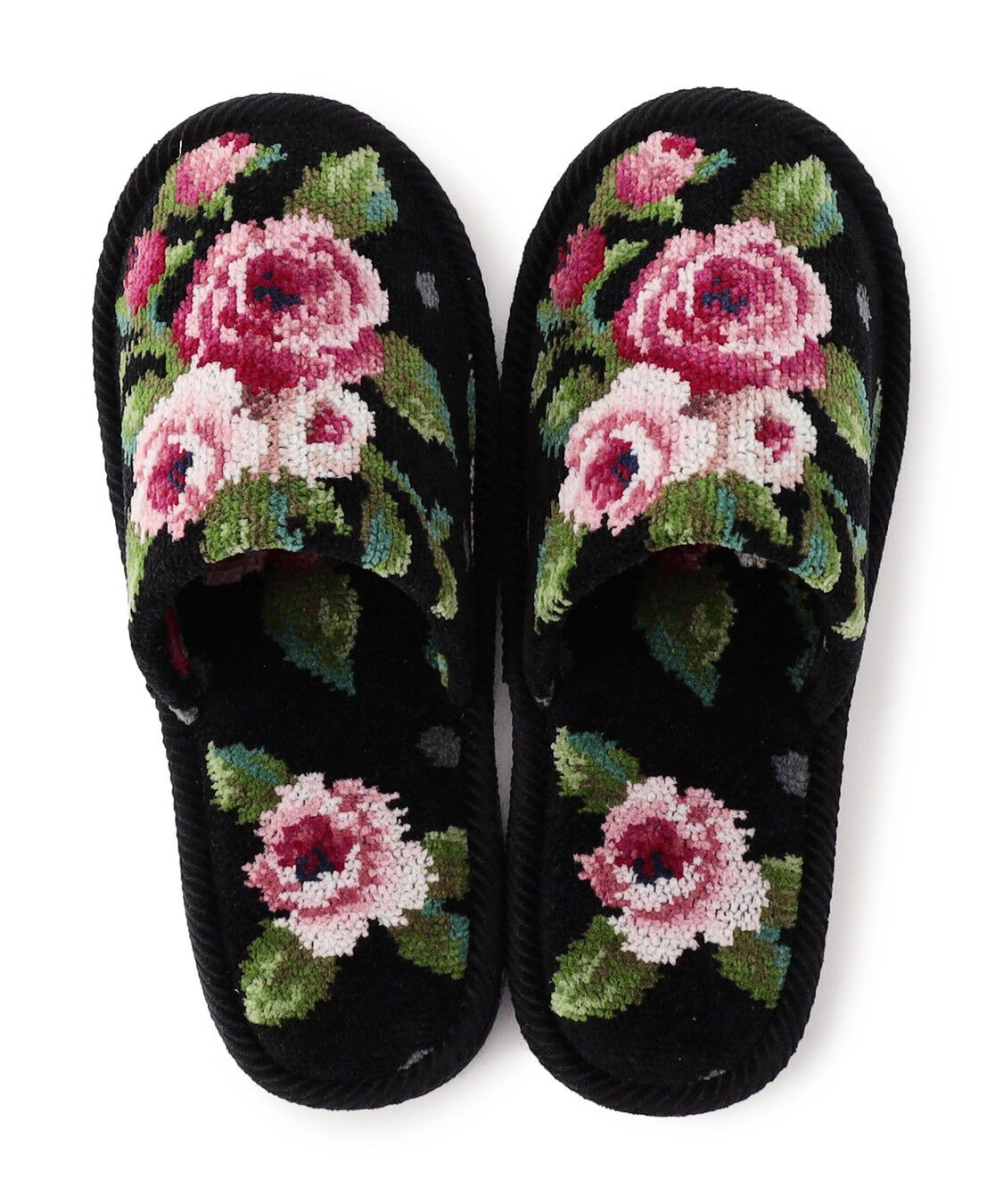 FEILER「マイジュリエット　スリッパ　MJT-251058」|ルームシューズ|ブラック