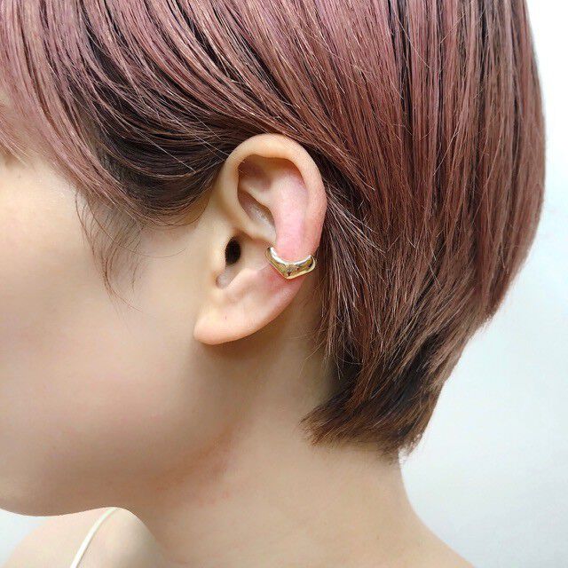 KAORU「ローズ イヤーカフ／K10 ピンクゴールド」|イヤーカフ|