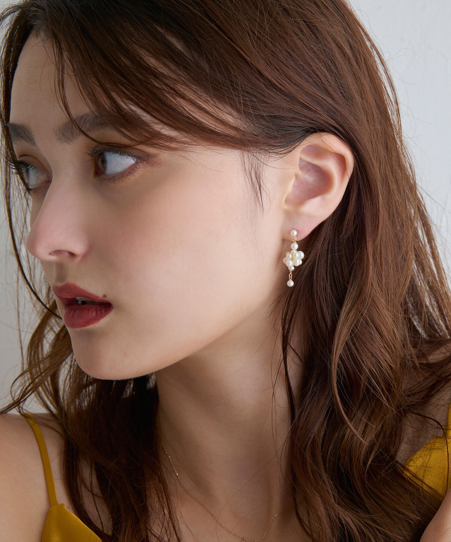 JUPITER「【K10】フルーツパールイヤリング」|イヤリング|