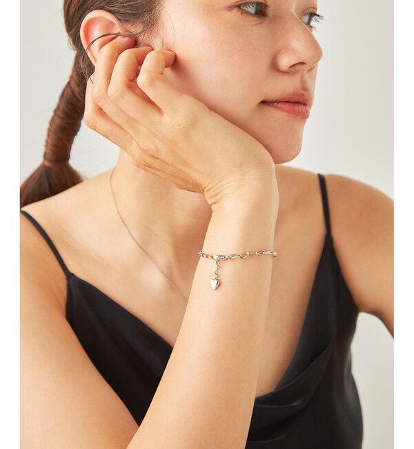 ete「[レイヤード] ハート ブレスレット」|ブレスレット・バングル|