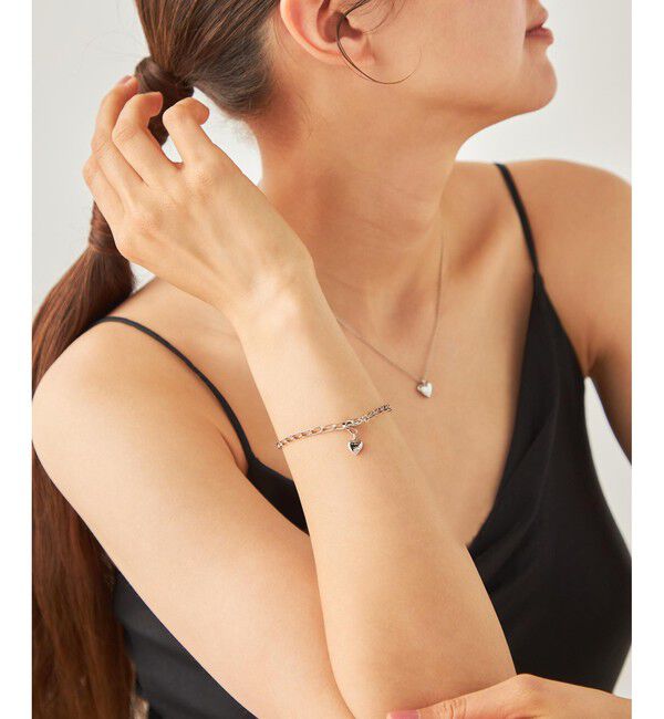 ete「[レイヤード] ハート ブレスレット」|ブレスレット・バングル|