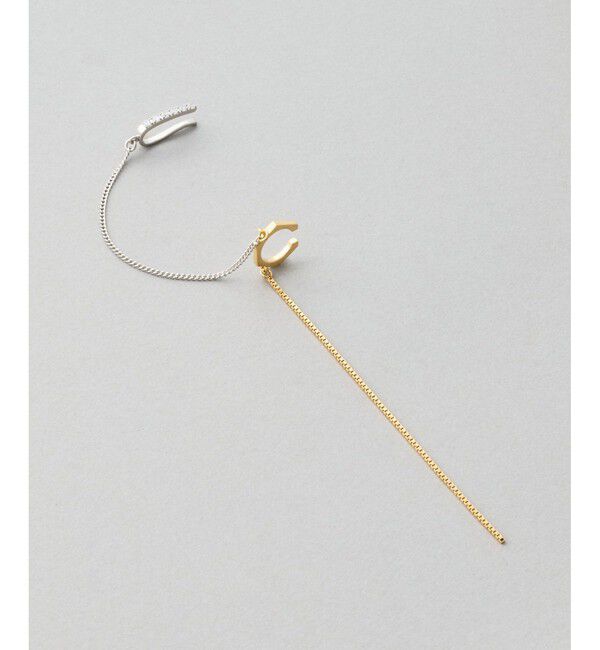 Jouete「【先行予約】[ロープカフス] ジルコニア コンビカラー」|イヤーカフ|