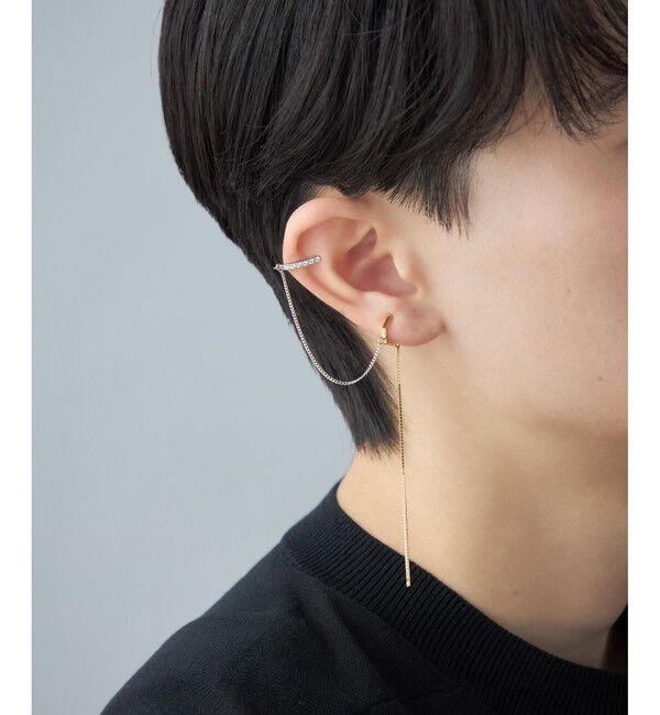 Jouete「【先行予約】[ロープカフス] ジルコニア コンビカラー」|イヤーカフ|