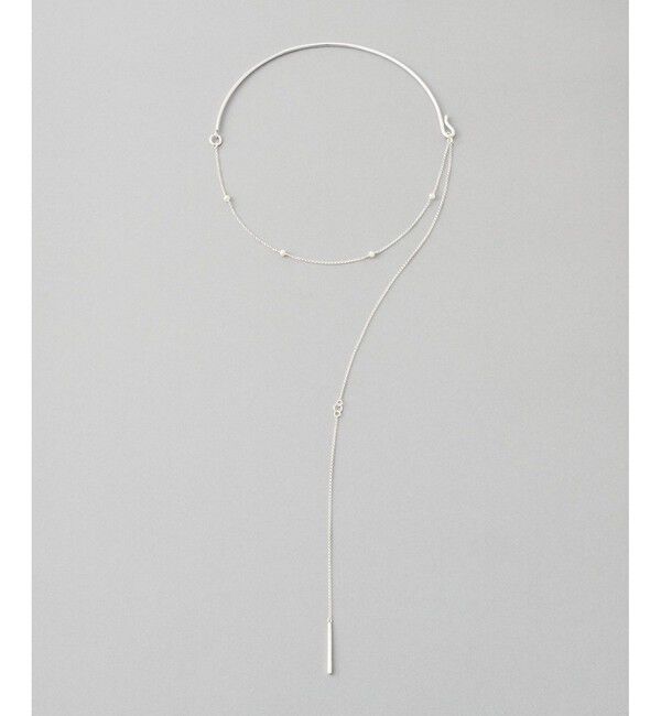 Jouete「【先行予約】[スカーフチョーカー] パール」|ネックレス|シルバー