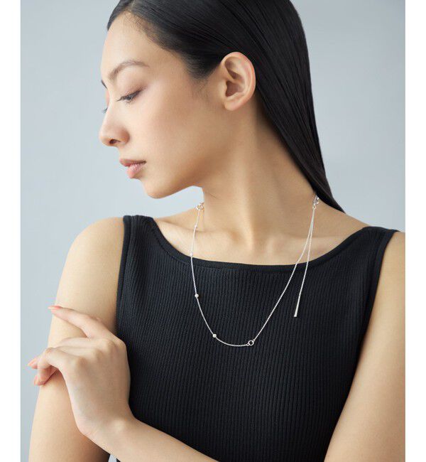 Jouete「【先行予約】[スカーフチョーカー] パール」|ネックレス|