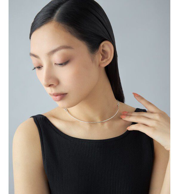 Jouete「【先行予約】[スカーフチョーカー] パール」|ネックレス|