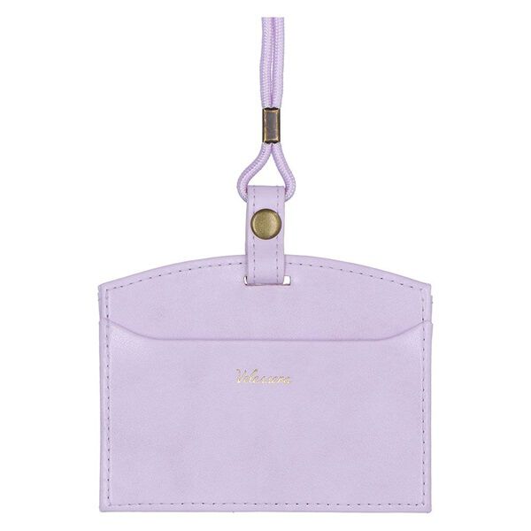 Velessera「ＩＤホルダー／ヴェレセラ・ステーショナリー」|ストラップ|ラベンダー