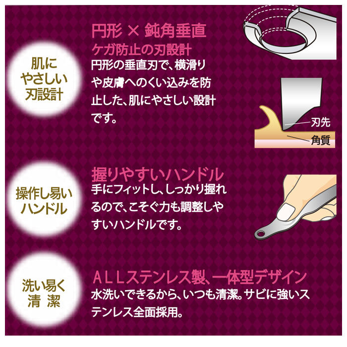 BACKYARD FAMILY「かかと 角質除去 通販 角質 足 カカトケア かかとケア 角質取り おしゃれ女子 角質やすり」|フットケア|
