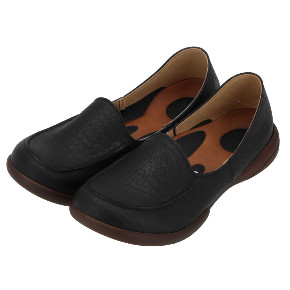 BACKYARD FAMILY「リゲッタ 靴 レディース 通販 ドライビングシューズ  ローファー コンフォートシューズ 運転」|ローファー|ブラック2