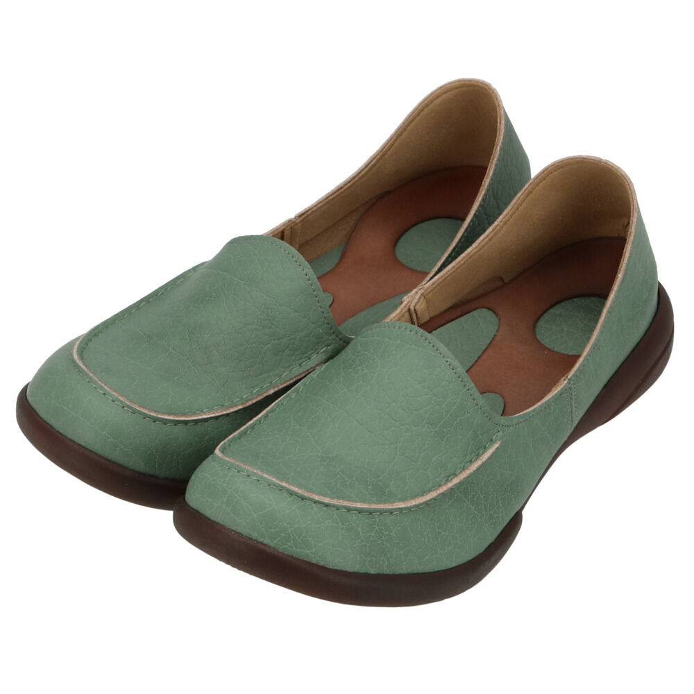 BACKYARD FAMILY「リゲッタ 靴 レディース 通販 ドライビングシューズ  ローファー コンフォートシューズ 運転」|ローファー|ブルー4