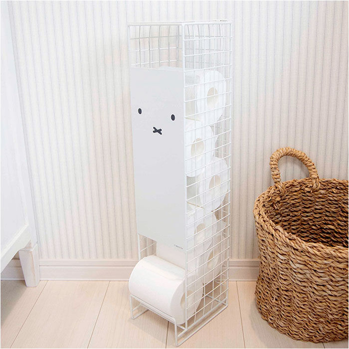 BACKYARD FAMILY「ミッフィー トイレットペーパー ストッカー 通販 miffy 収納ケース かわいい 可愛い」|トイレタリー・ランドリーグッズ|