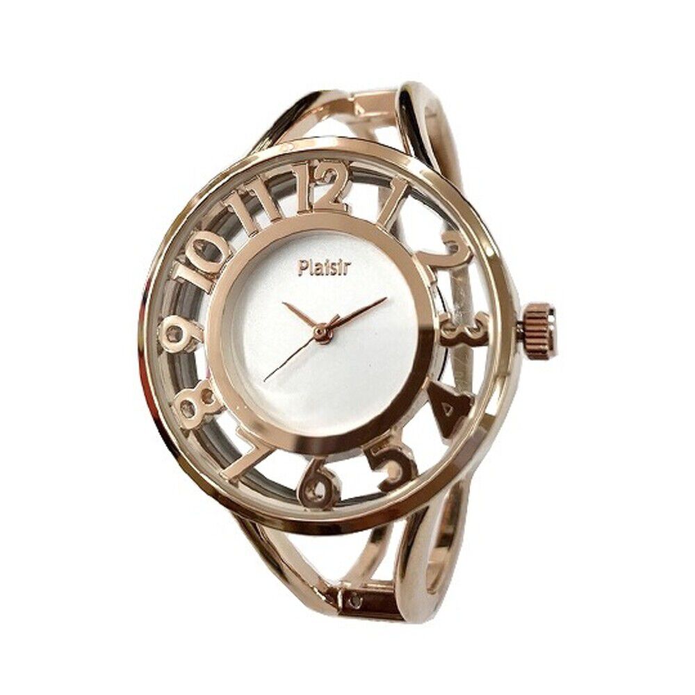 BACKYARD FAMILY「腕時計 レディース 通販 Plaisir 時計 プレジール NTK-247 バングルウォッチ」|腕時計|ホワイト3