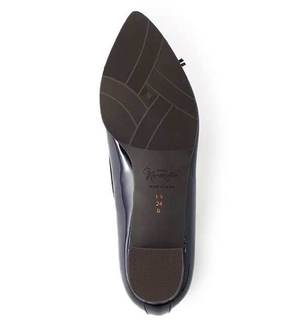 銀座かねまつ「LSDW2158ENADBL 【本革】【防水】アクアベルポインテッドバレエパンプス【人気】」|パンプス|