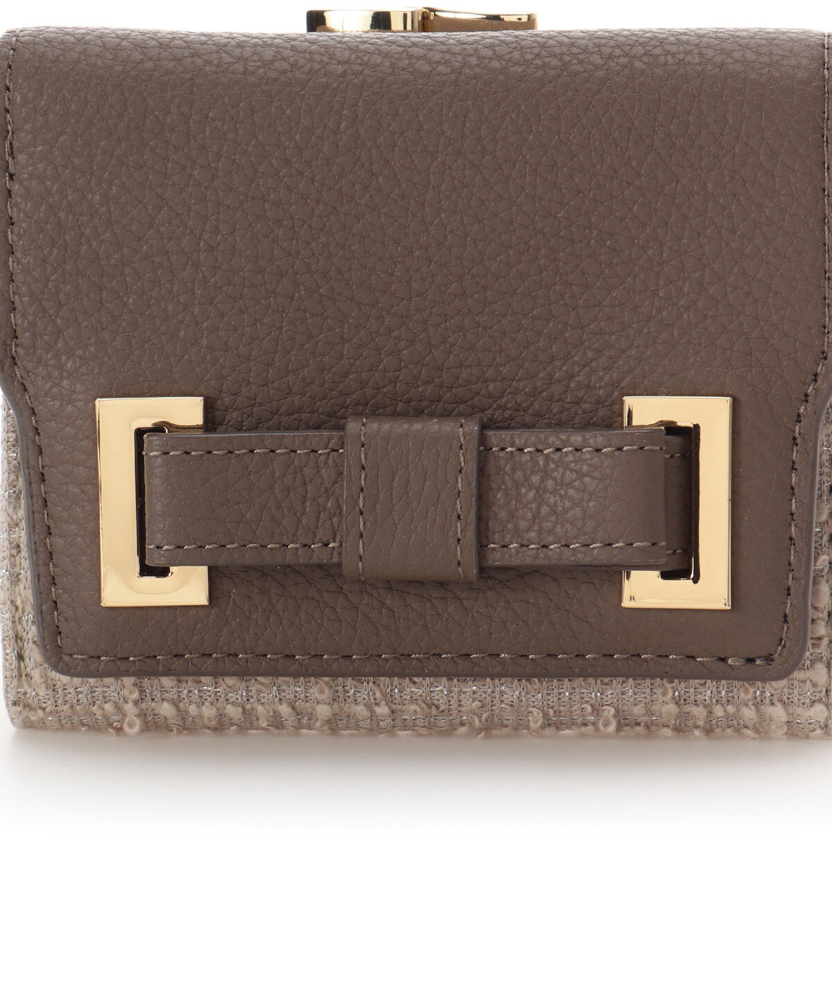 Samantha Thavasa「ループツイードデザイン エムシュシュⅢ 口金折財布」|財布|