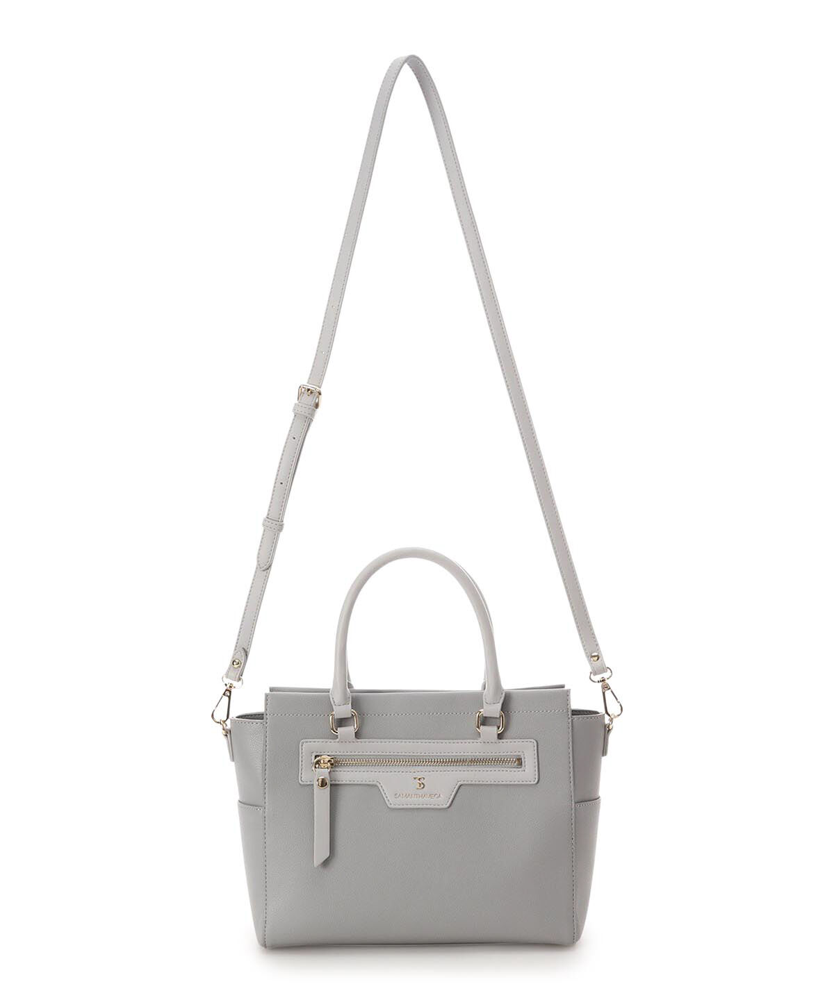 Samantha Vega「スムースBOX型ハンドバッグ」|ハンドバッグ|