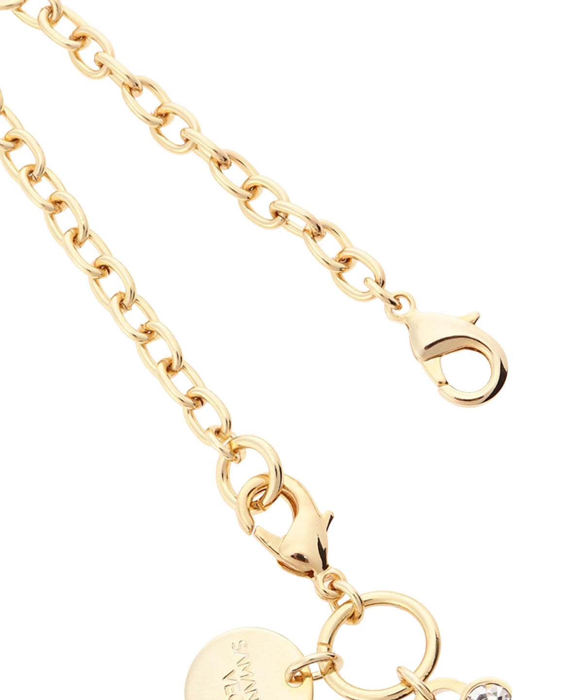 Samantha Vega「サークルビジューリボンバッグチャーム」|チャーム・キーホルダー|