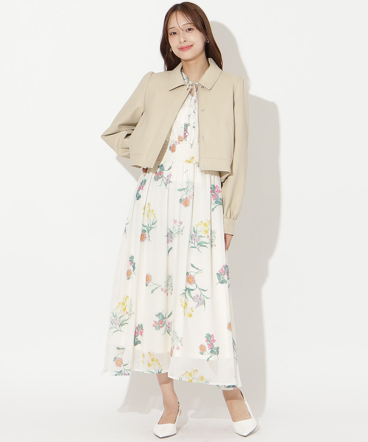 アンドクチュール「フェイクレザーブルゾン」|ブルゾン・スタジャン|