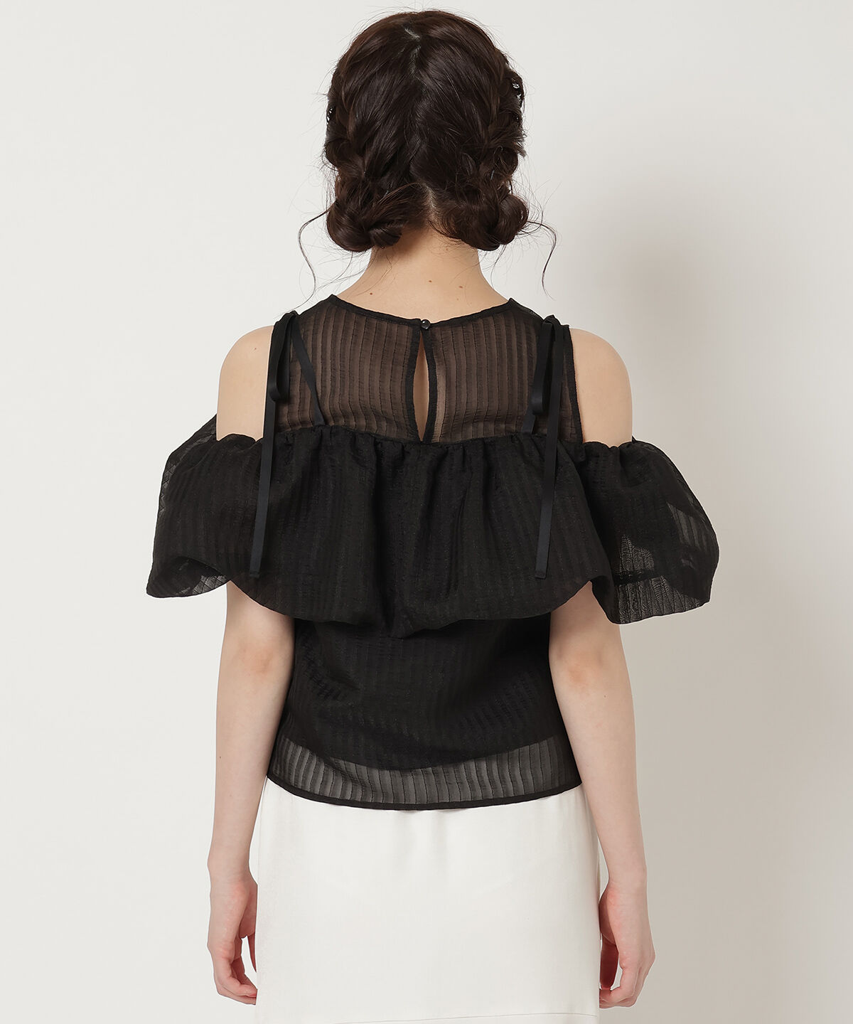 REDYAZEL「ストライプシアートップス」|Tシャツ・カットソー|