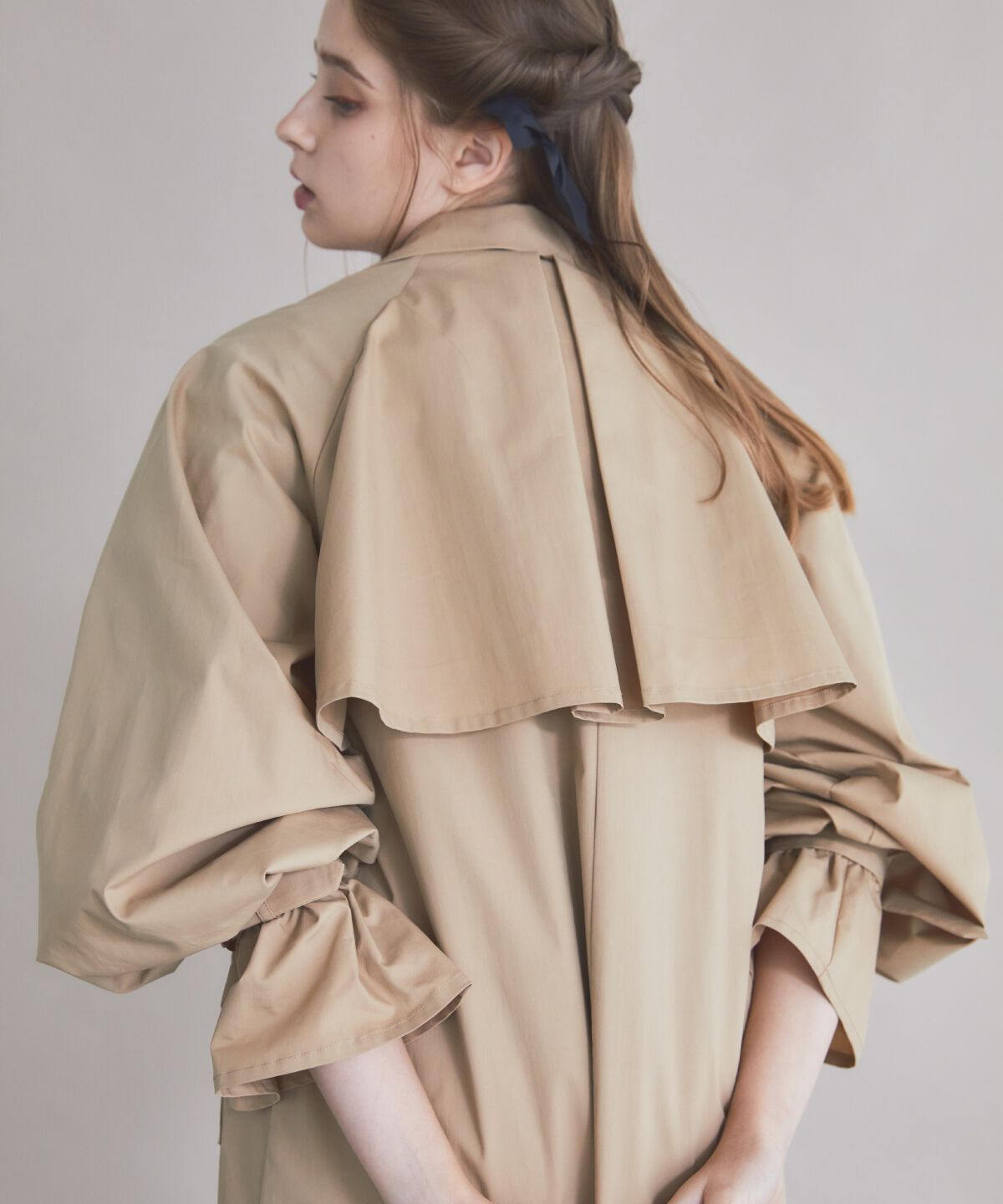 REDYAZEL「チェックライニングトレンチコート」|トレンチコート|