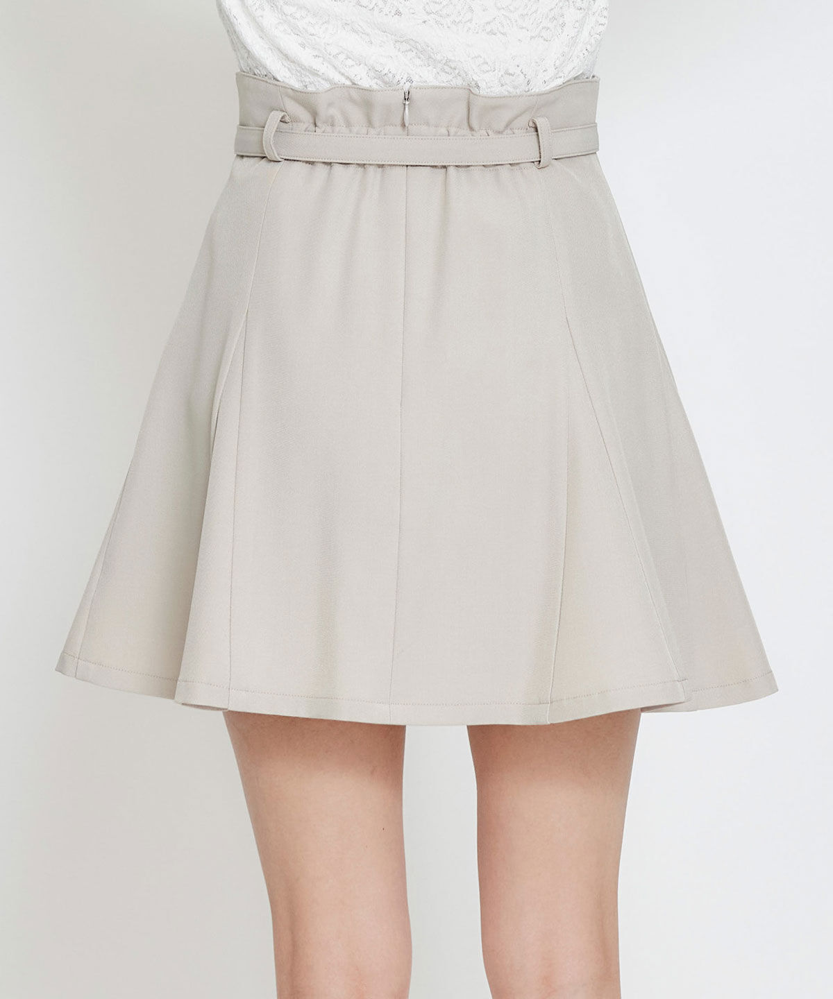 REDYAZEL「ベルトチューリップミニスカート」|フレア|