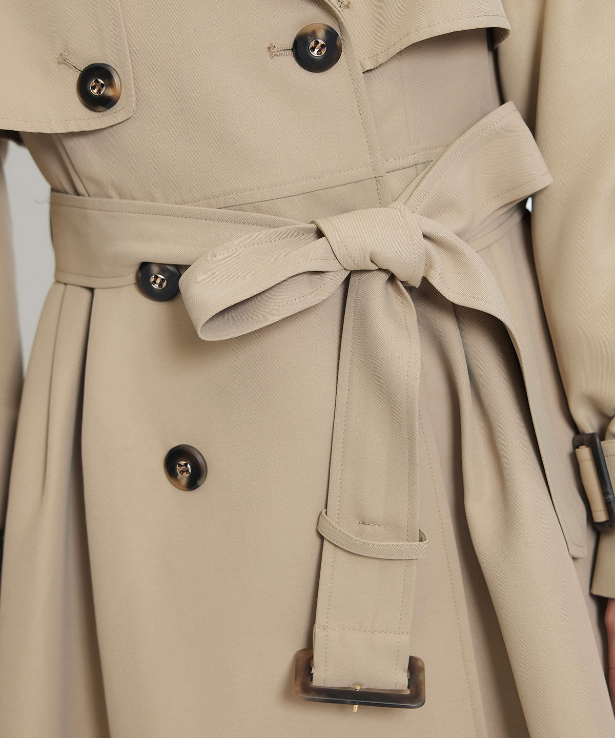 REDYAZEL「ウエストベルトショートトレンチコート」|トレンチコート|