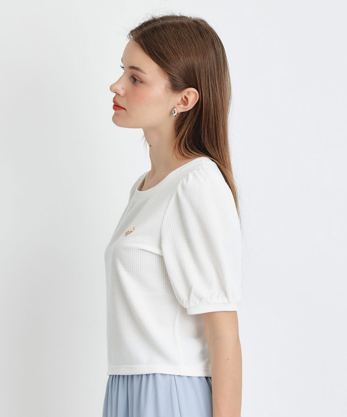 REDYAZEL「ジャガードカットロゴプルオーバー」|ニット・セーター|