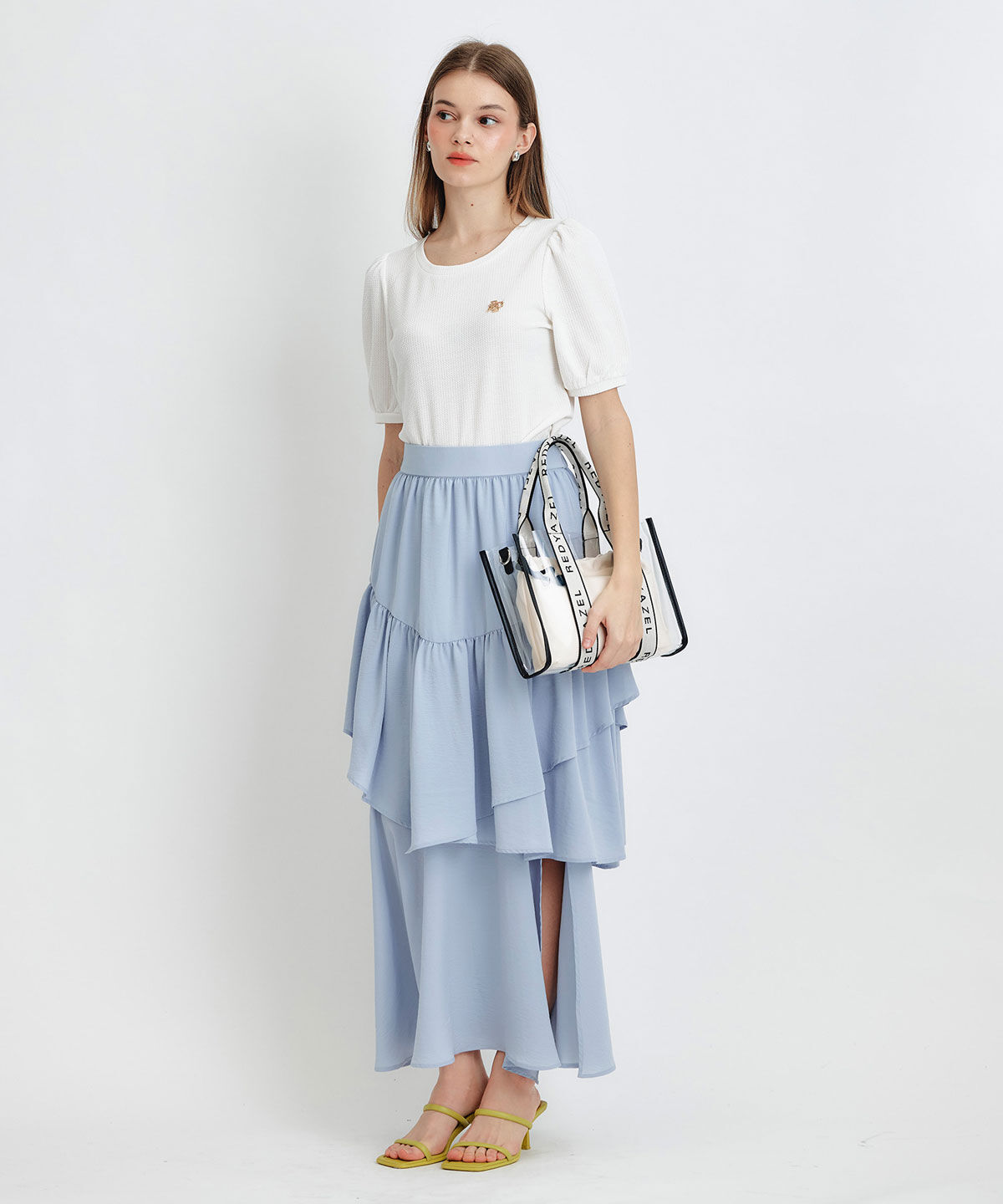 REDYAZEL「ジャガードカットロゴプルオーバー」|ニット・セーター|