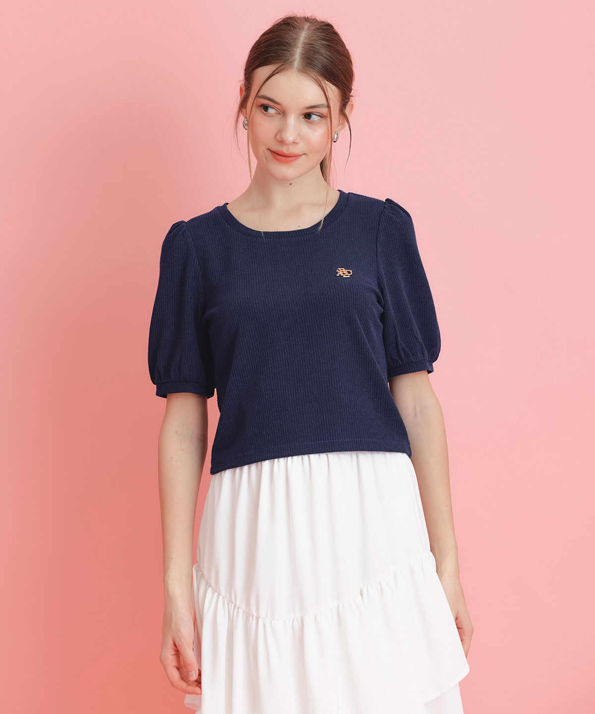 REDYAZEL「ジャガードカットロゴプルオーバー」|ニット・セーター|