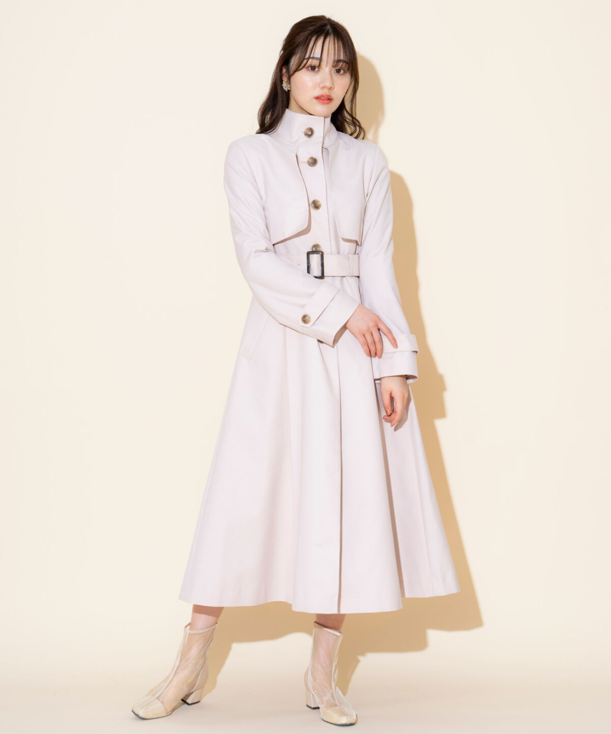 WILLSELECTION「スタンドカラーシングルトレンチコート」|トレンチコート|