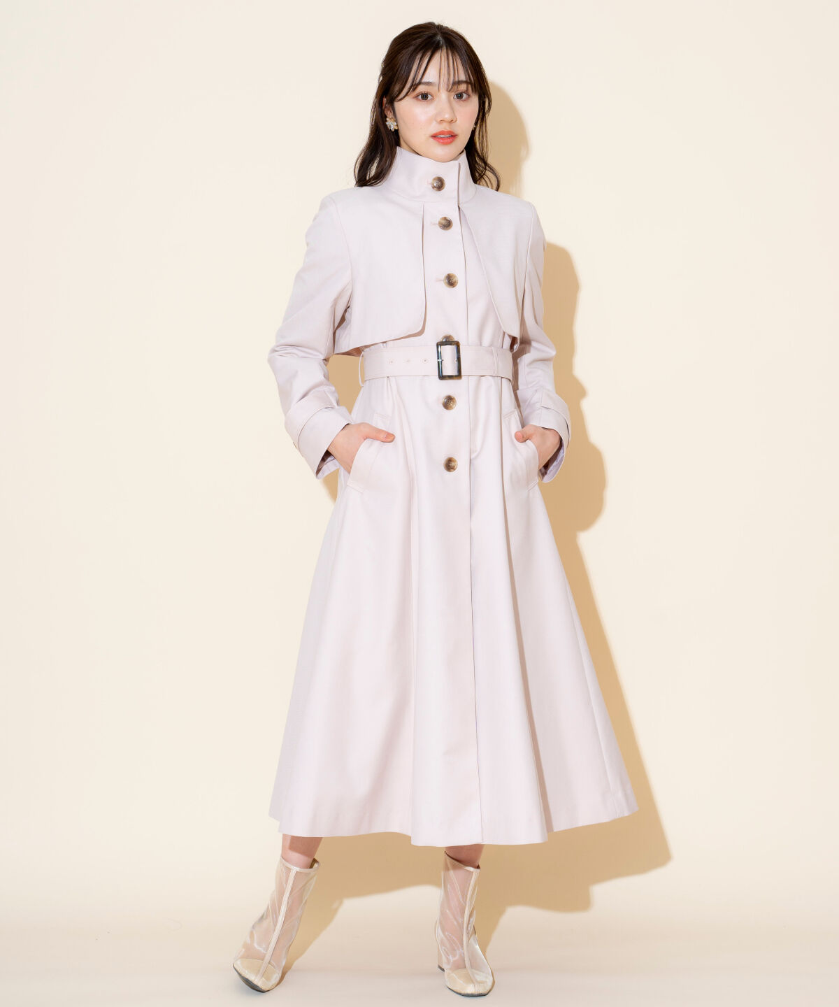 WILLSELECTION「スタンドカラーシングルトレンチコート」|トレンチコート|