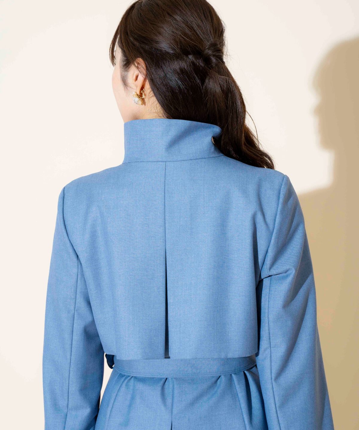 WILLSELECTION「スタンドカラーシングルトレンチコート」|トレンチコート|