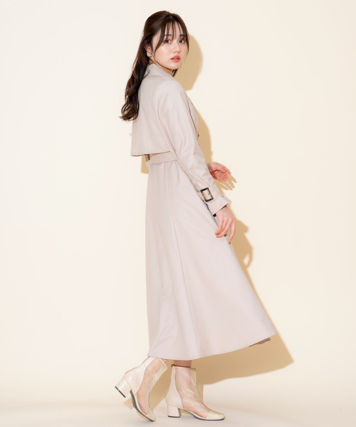 WILLSELECTION「Wボタンスプリングコート」|トレンチコート|