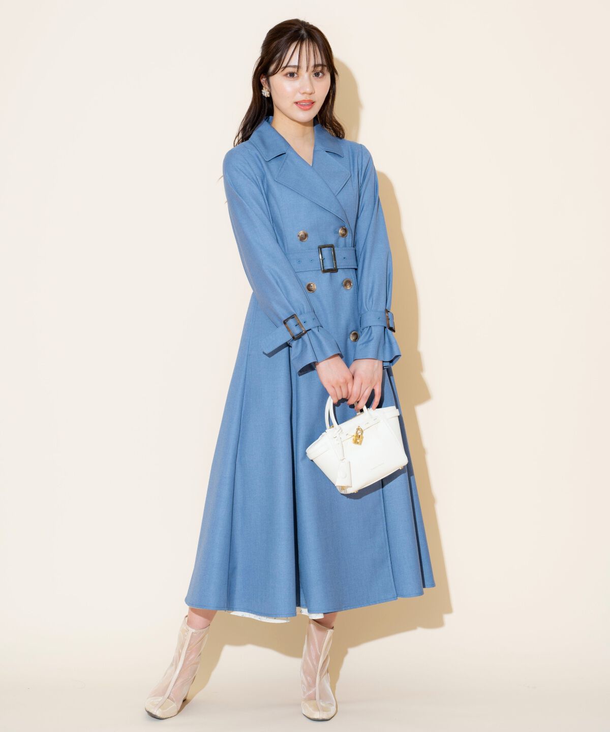 WILLSELECTION「Wボタンスプリングコート」|トレンチコート|