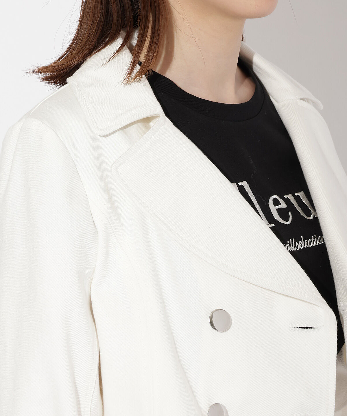 WILLSELECTION「デニムWボタンジャケット」|デニムジャケット|