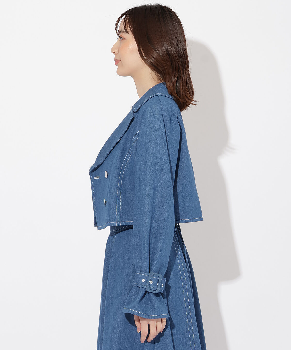 WILLSELECTION「デニムWボタンジャケット」|デニムジャケット|