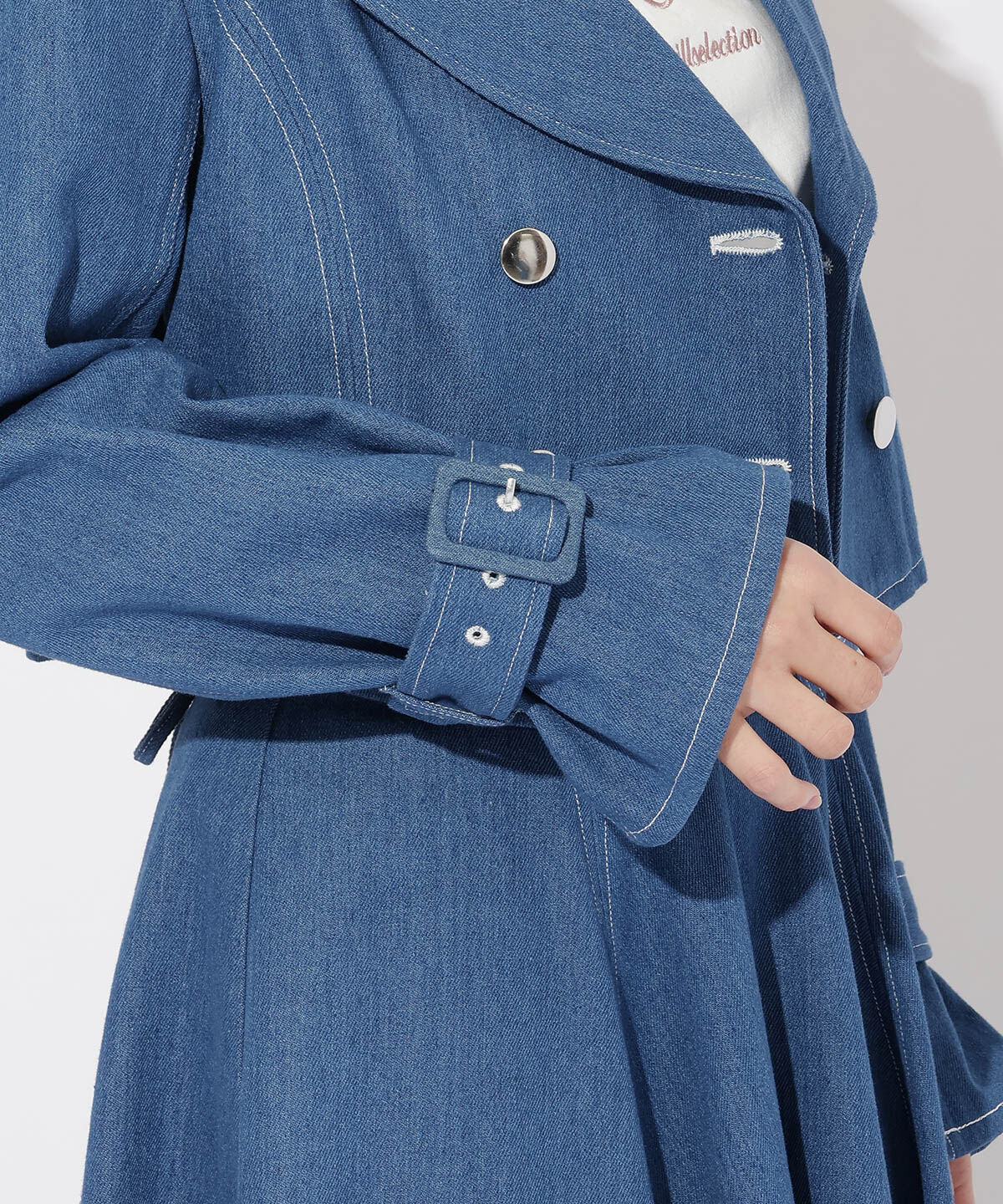 WILLSELECTION「デニムWボタンジャケット」|デニムジャケット|