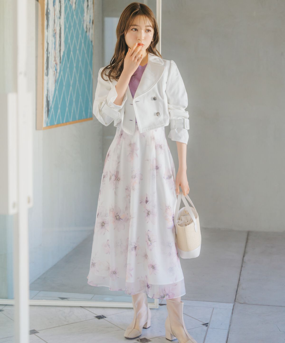 WILLSELECTION「デニムWボタンジャケット」|デニムジャケット|