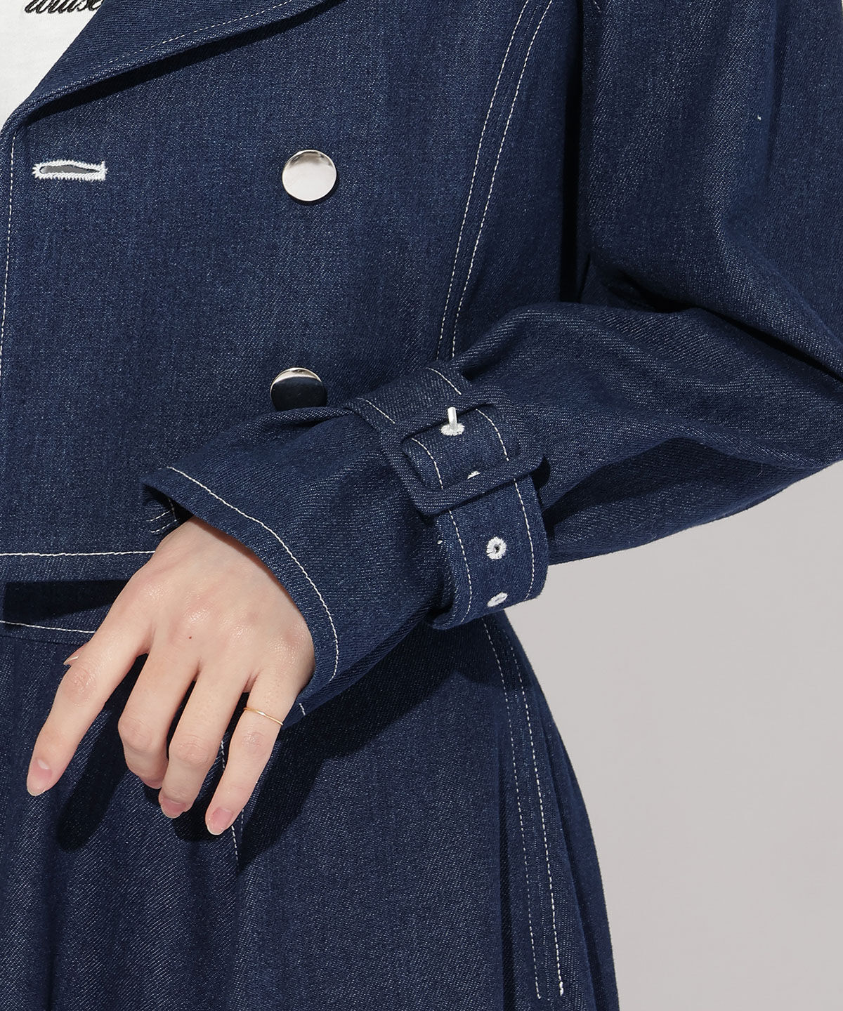 WILLSELECTION「デニムWボタンジャケット」|デニムジャケット|