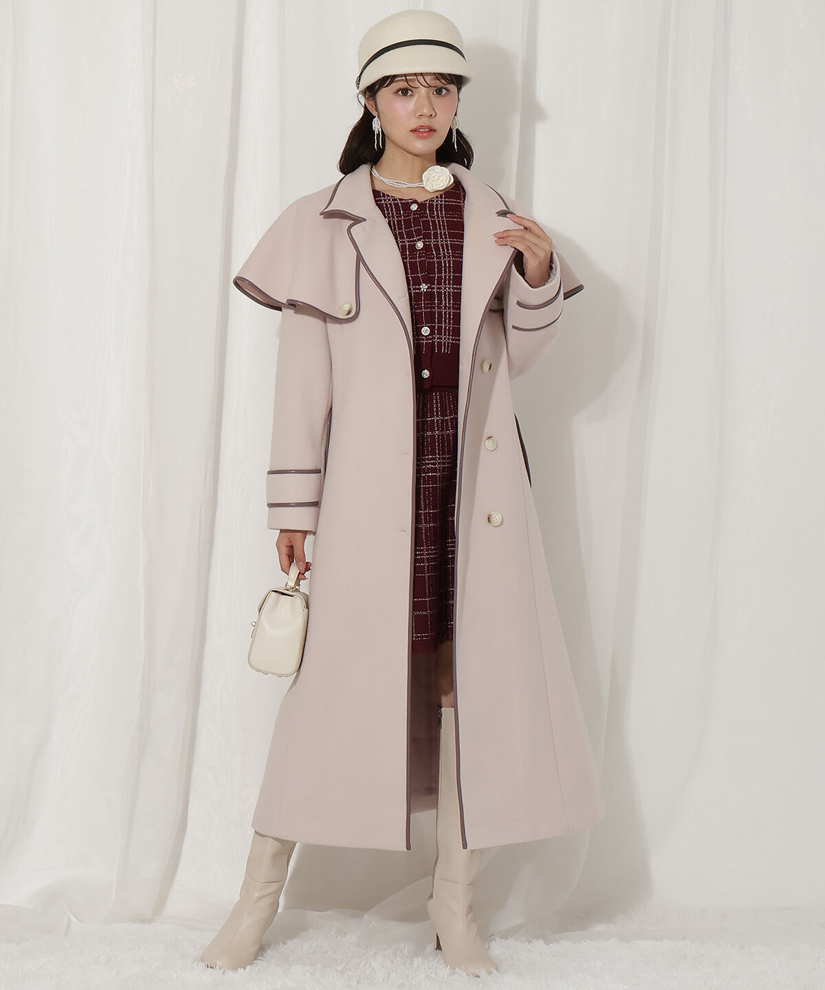 WILLSELECTION「配色ケープコート」|その他|