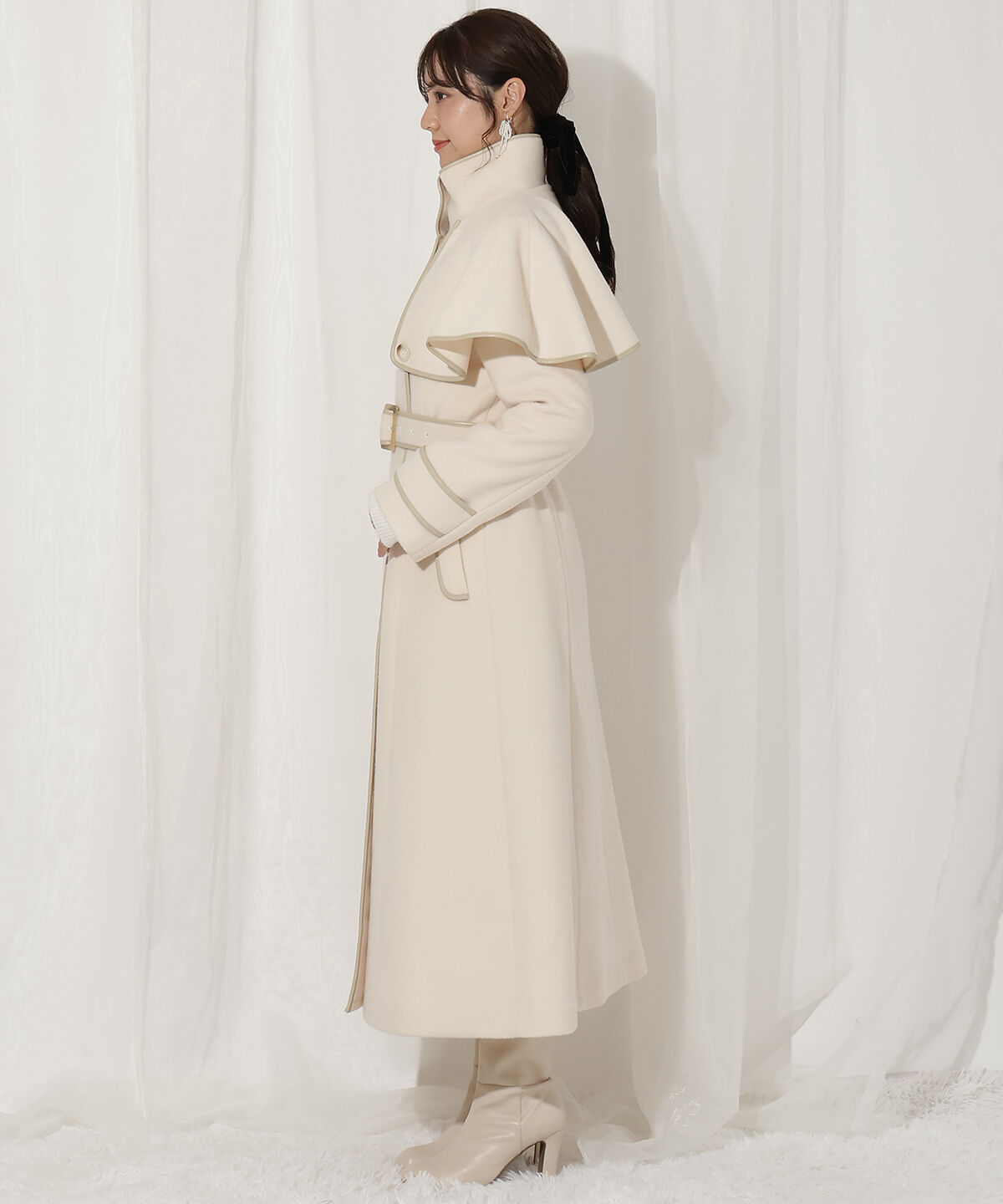 WILLSELECTION「配色ケープコート」|その他|