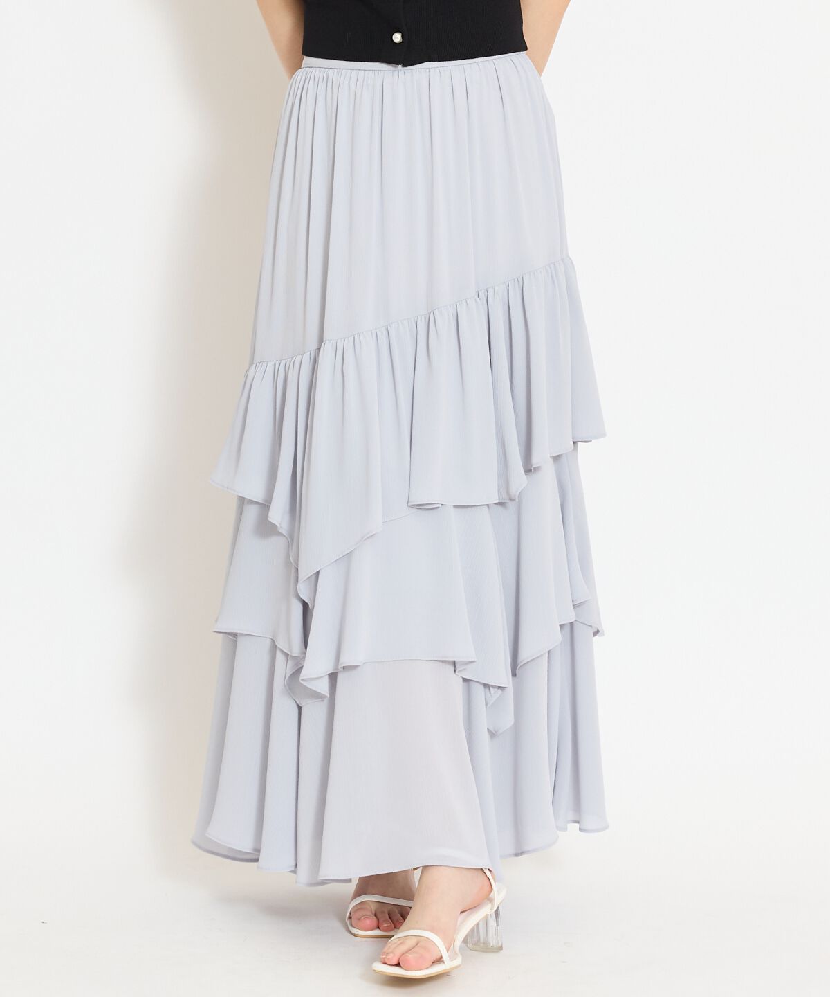 WILLSELECTION「アシメティアードスカート」|フレア|