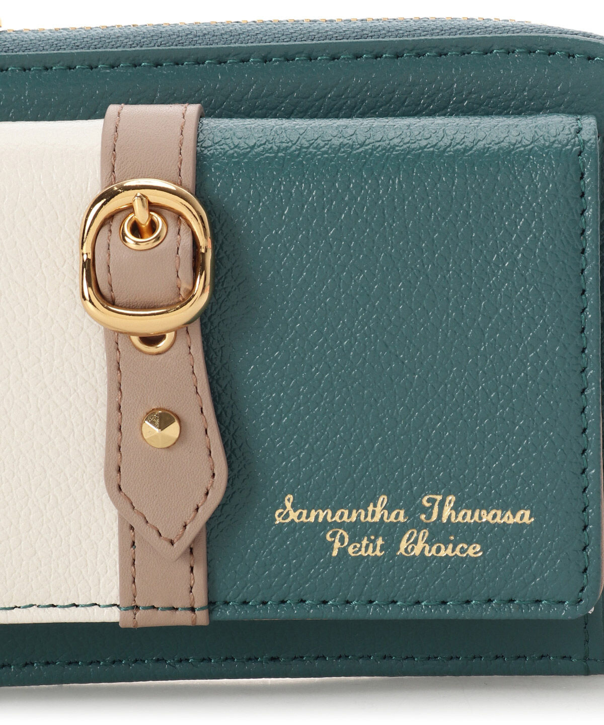 Samantha Thavasa Petit Choice「バイカラーフロントベルト フラグメントケース」|コインケース|