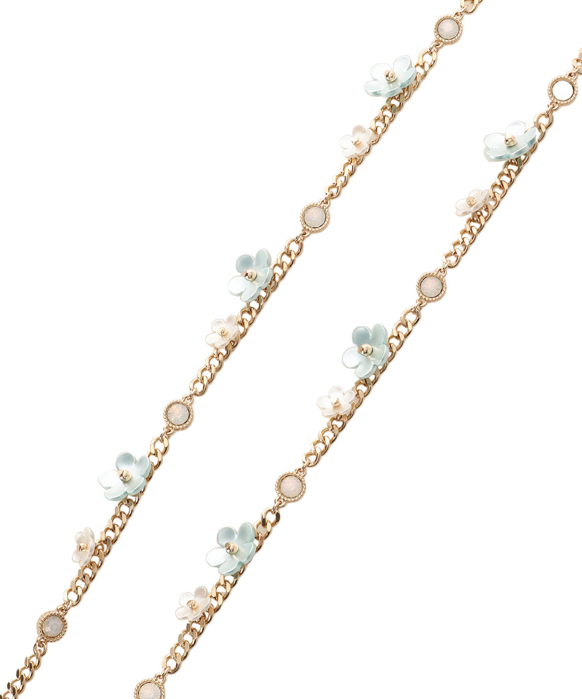 Samantha Thavasa Petit Choice「フラワーモチーフロングチェーン」|チャーム・キーホルダー|