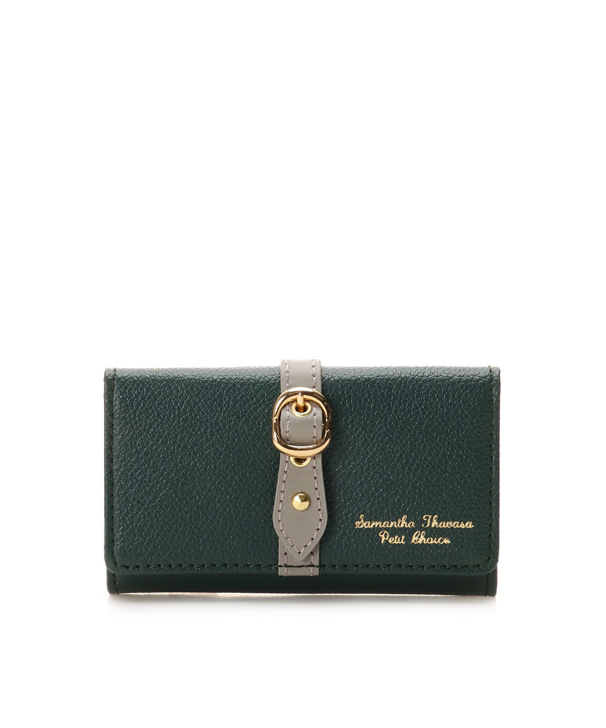 Samantha Thavasa Petit Choice「フロントベルト キーケース」|キーケース|グリーン